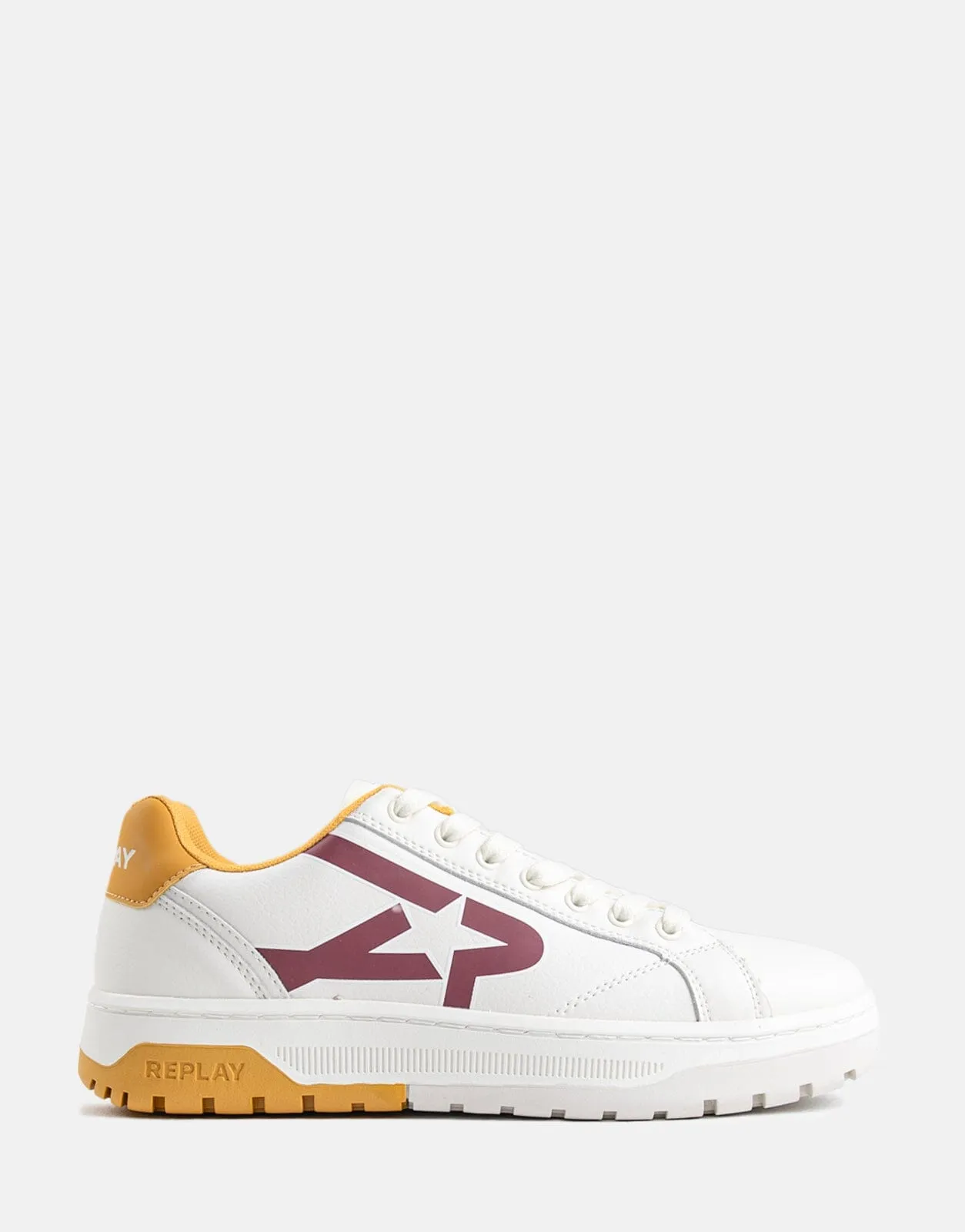 Replay Gemini Star Off-White Sneakers