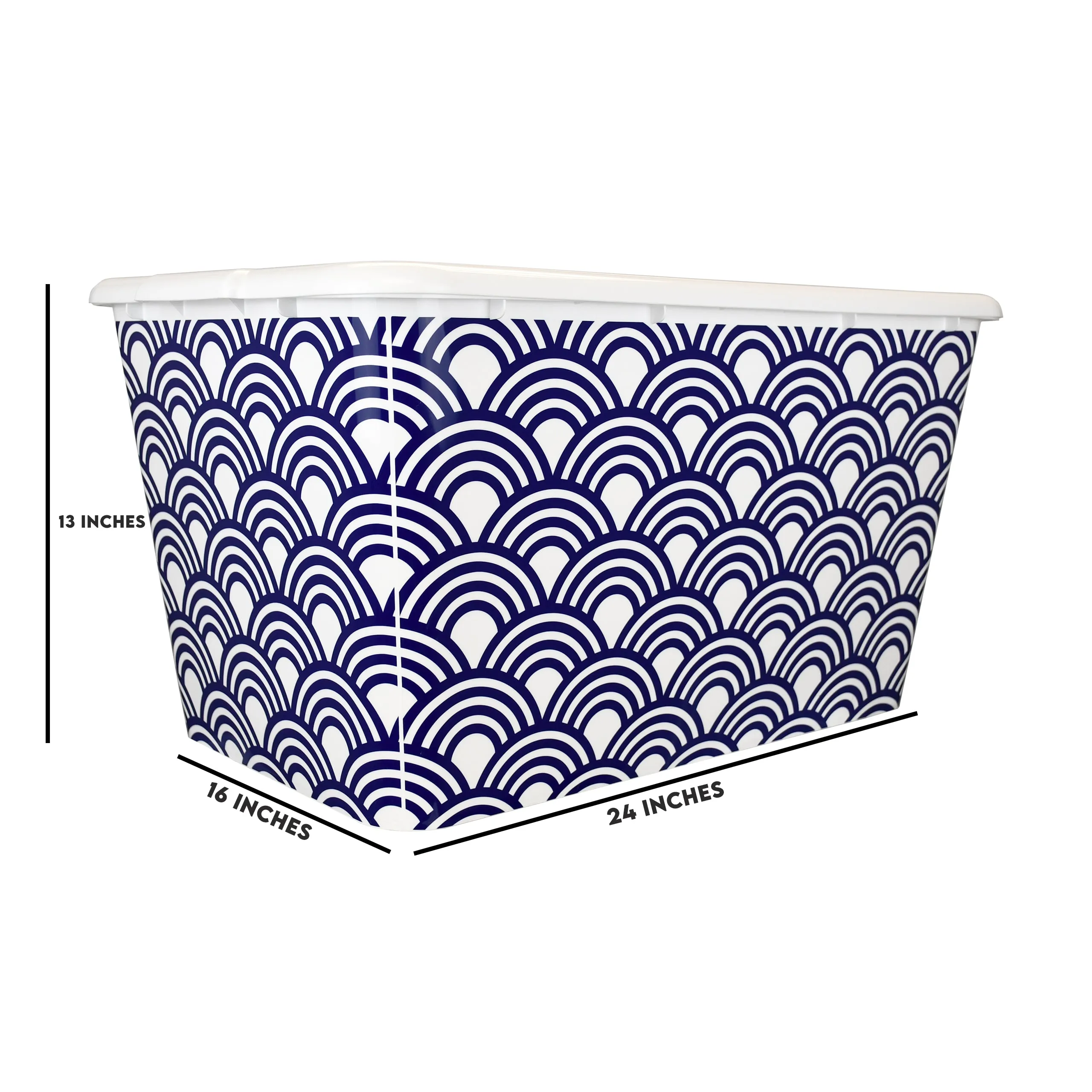 SimplyKleen 14.5-gal. Themed Storage Container Bins with Lids (Pack of 4)