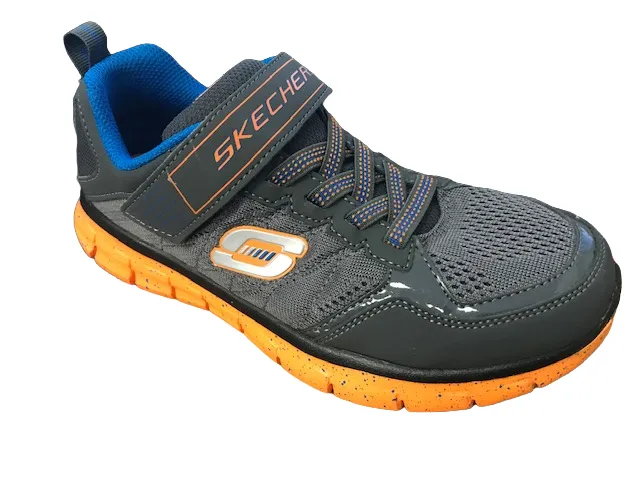 Skechers sneakers da bambino Synergy 2.0 95512L CCOR grigio arancio