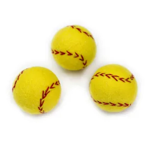 Softball Felt Shapes- Set of 3 or 5