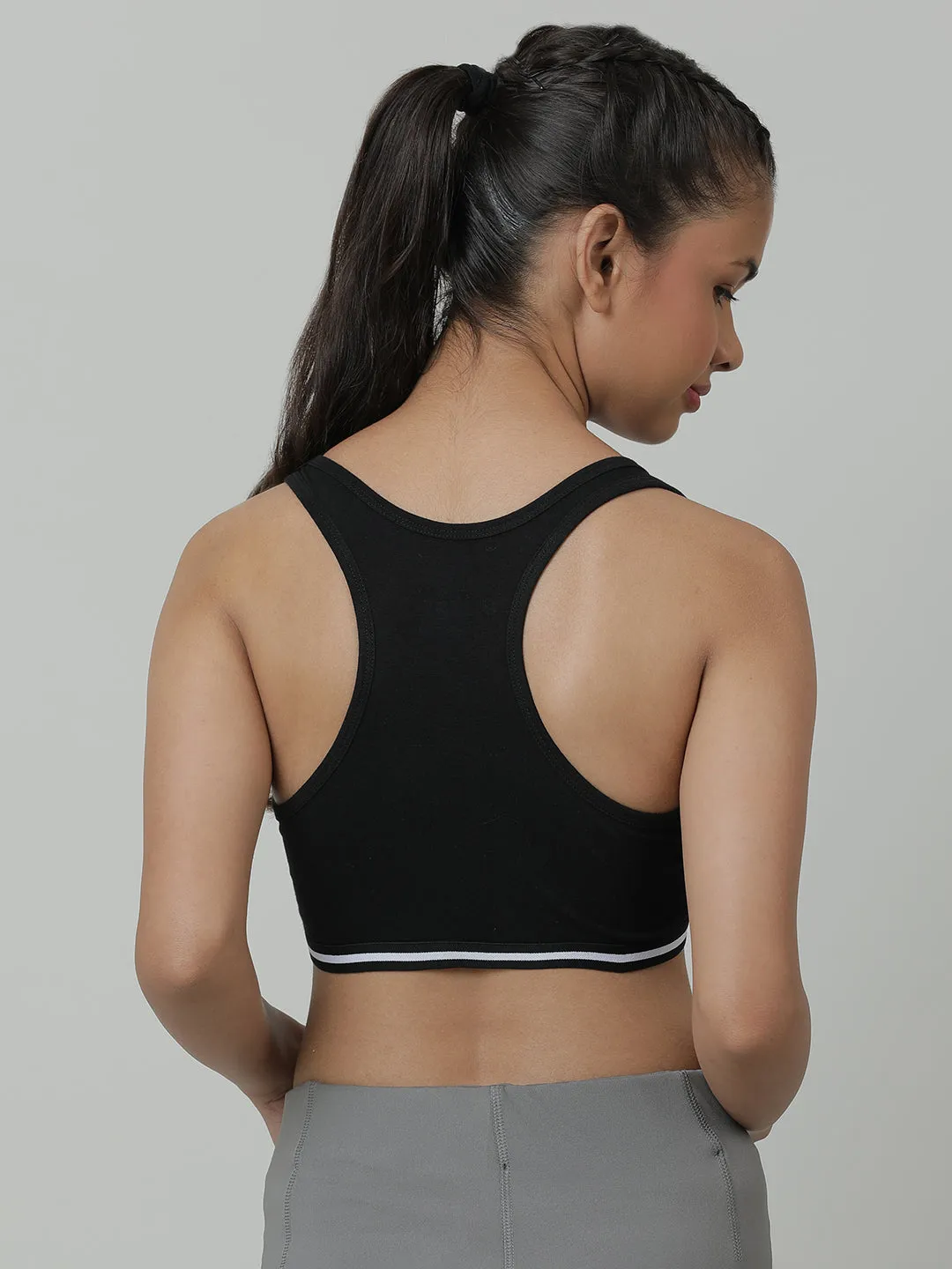 Sports Bra - White & Black (Pack of 2)