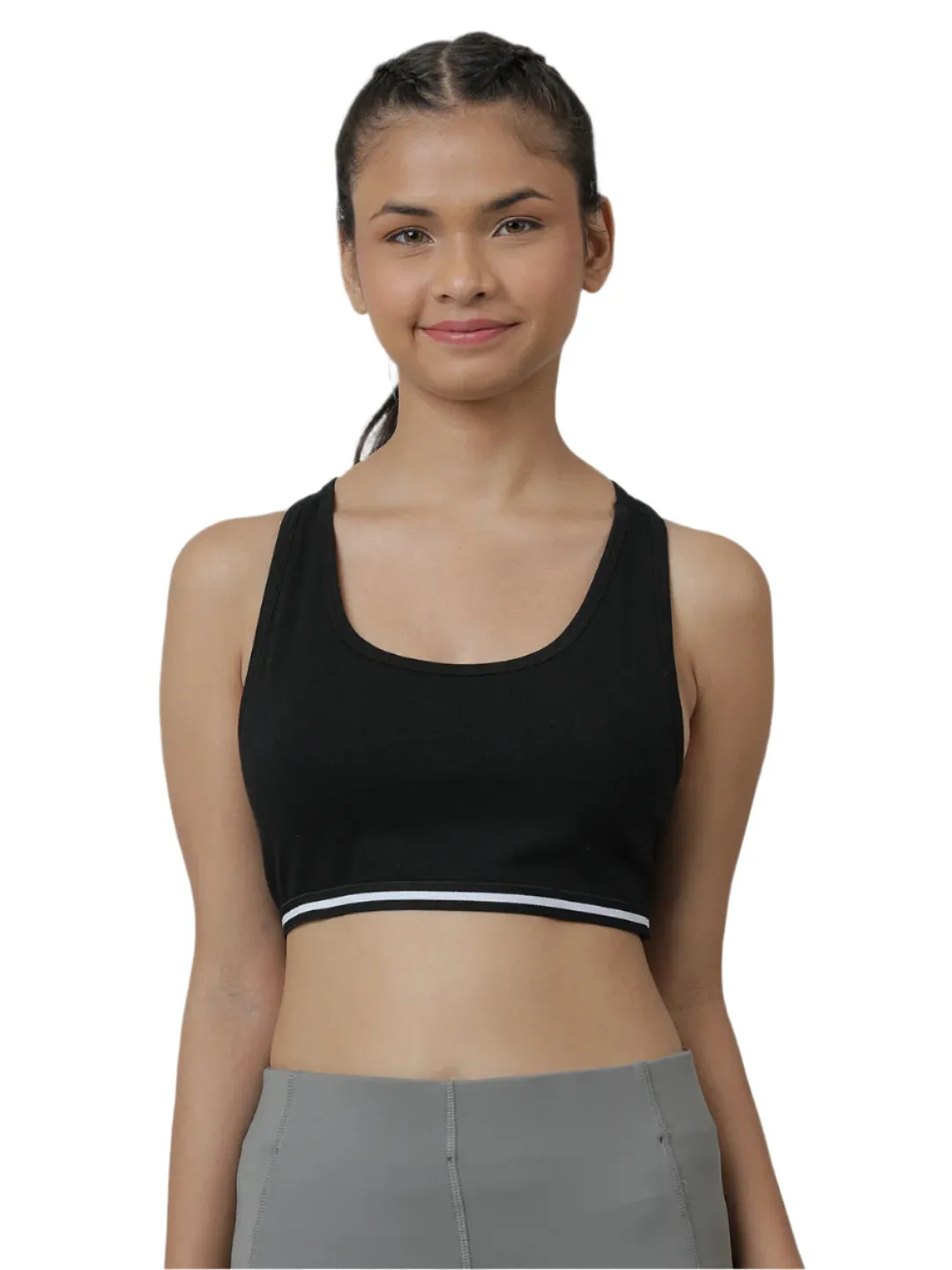 Sports Bra - White & Black (Pack of 2)