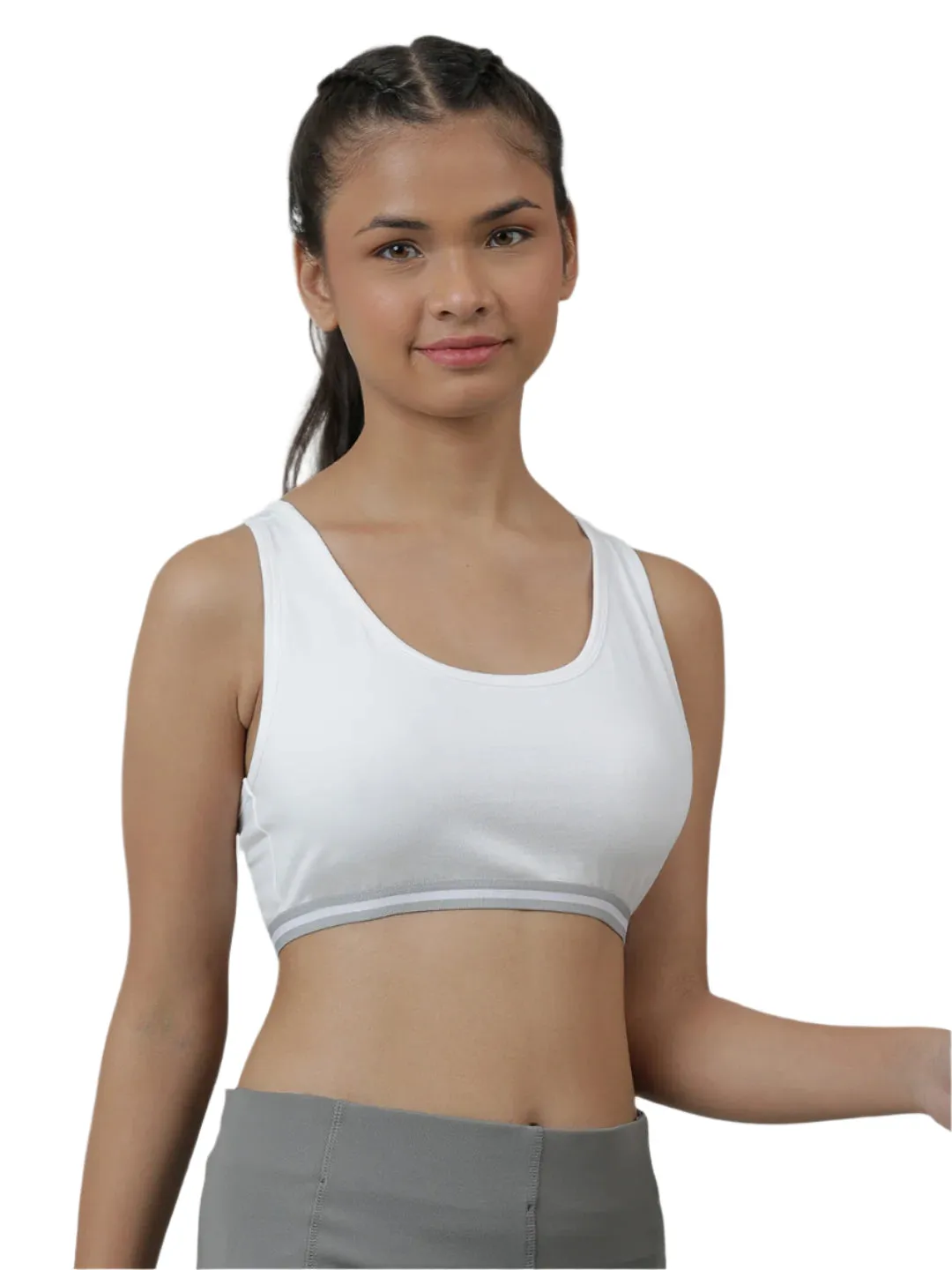 Sports Bra - White & Black (Pack of 2)