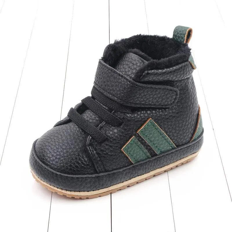 Sports Soft-sole Cotton Shoes High-top Baby Shoes Baby's Shoes