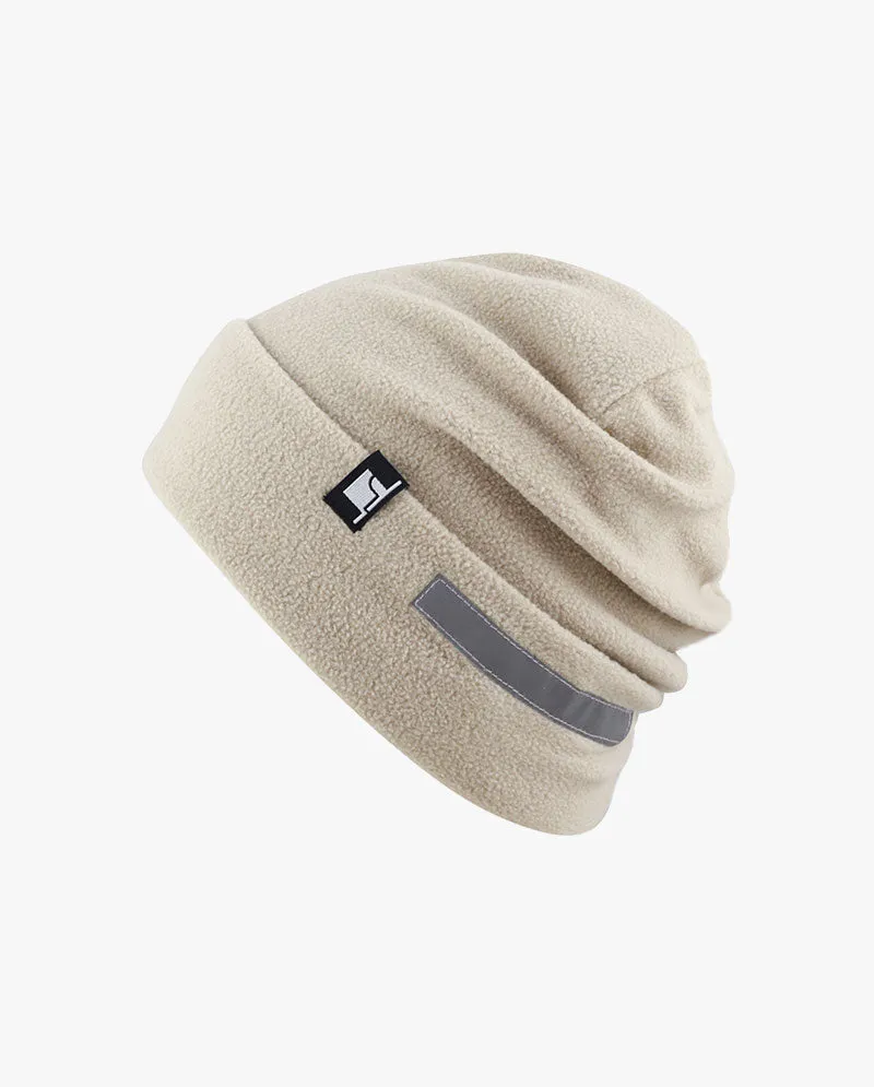 The Hat Depot - Reflective Safety Fleece Beanie