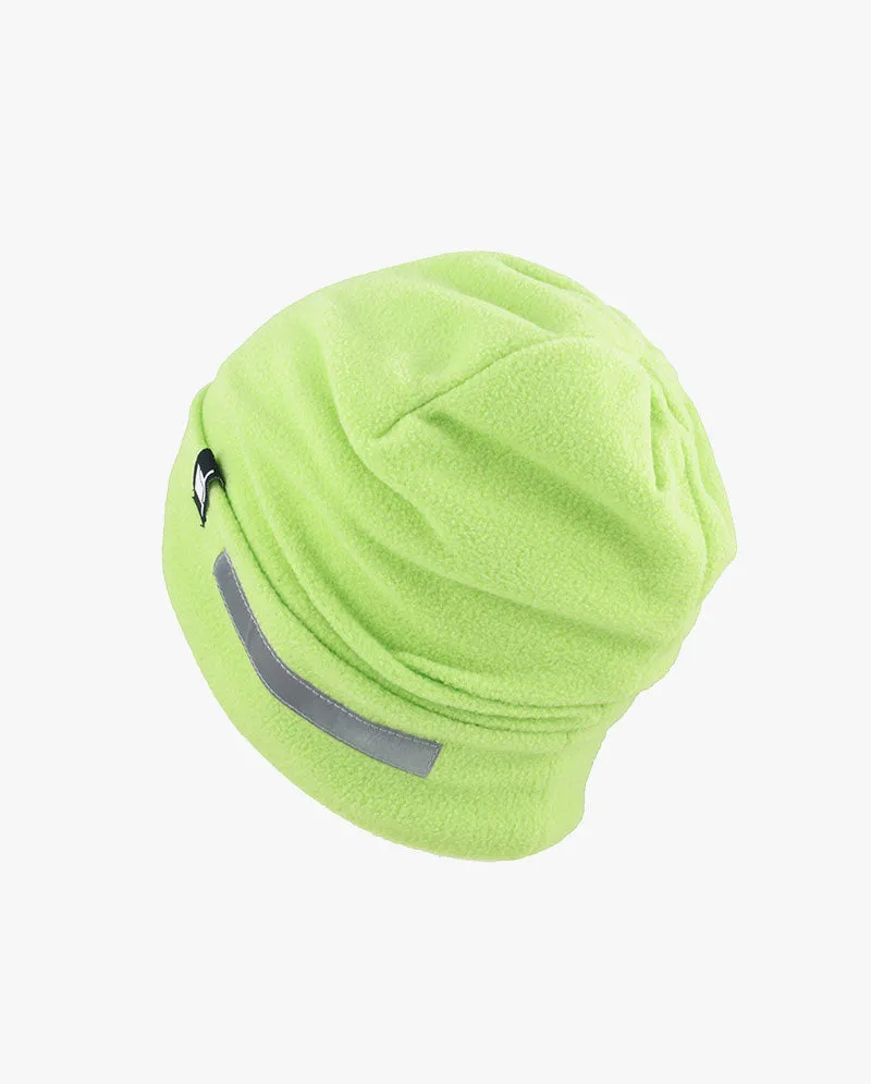 The Hat Depot - Reflective Safety Fleece Beanie