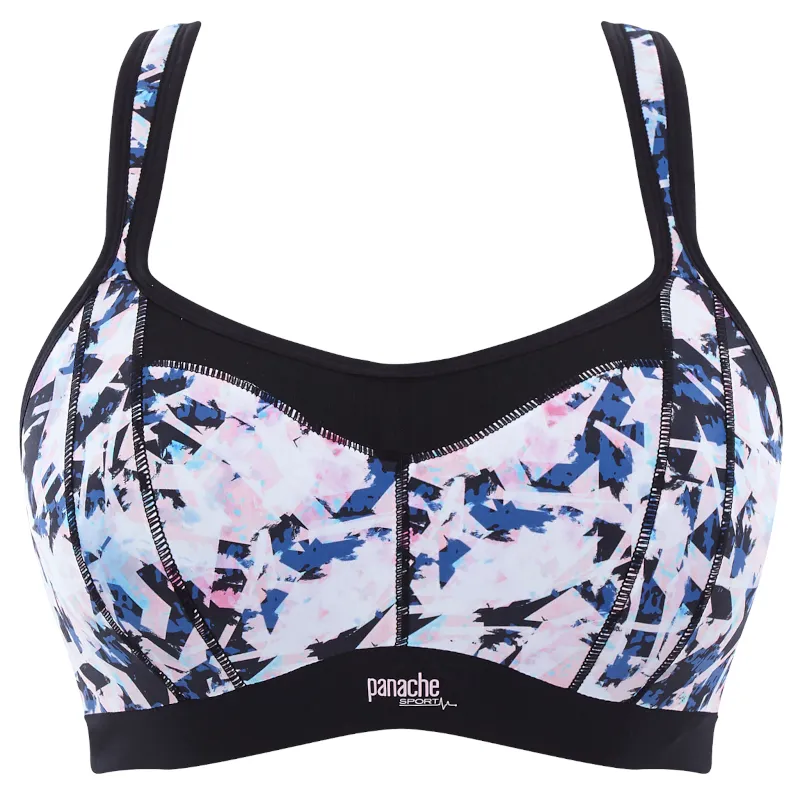 Tie Dye Geo Print Sports Bra Underwired  - Panache