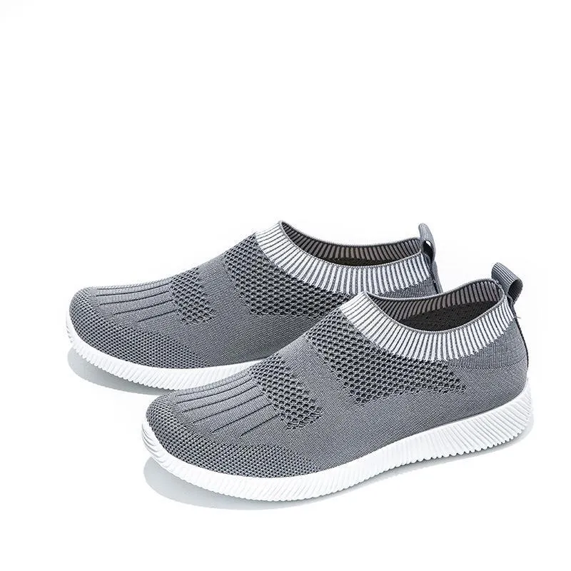 Women summer casual comfortable slip on sock sneakers