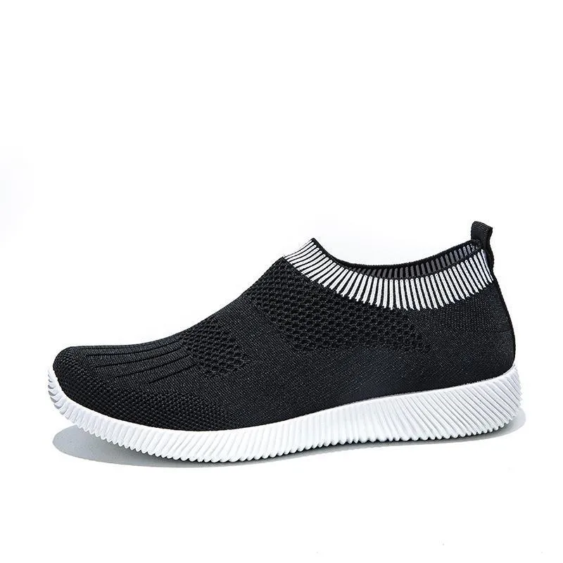 Women summer casual comfortable slip on sock sneakers