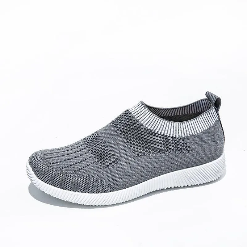 Women summer casual comfortable slip on sock sneakers