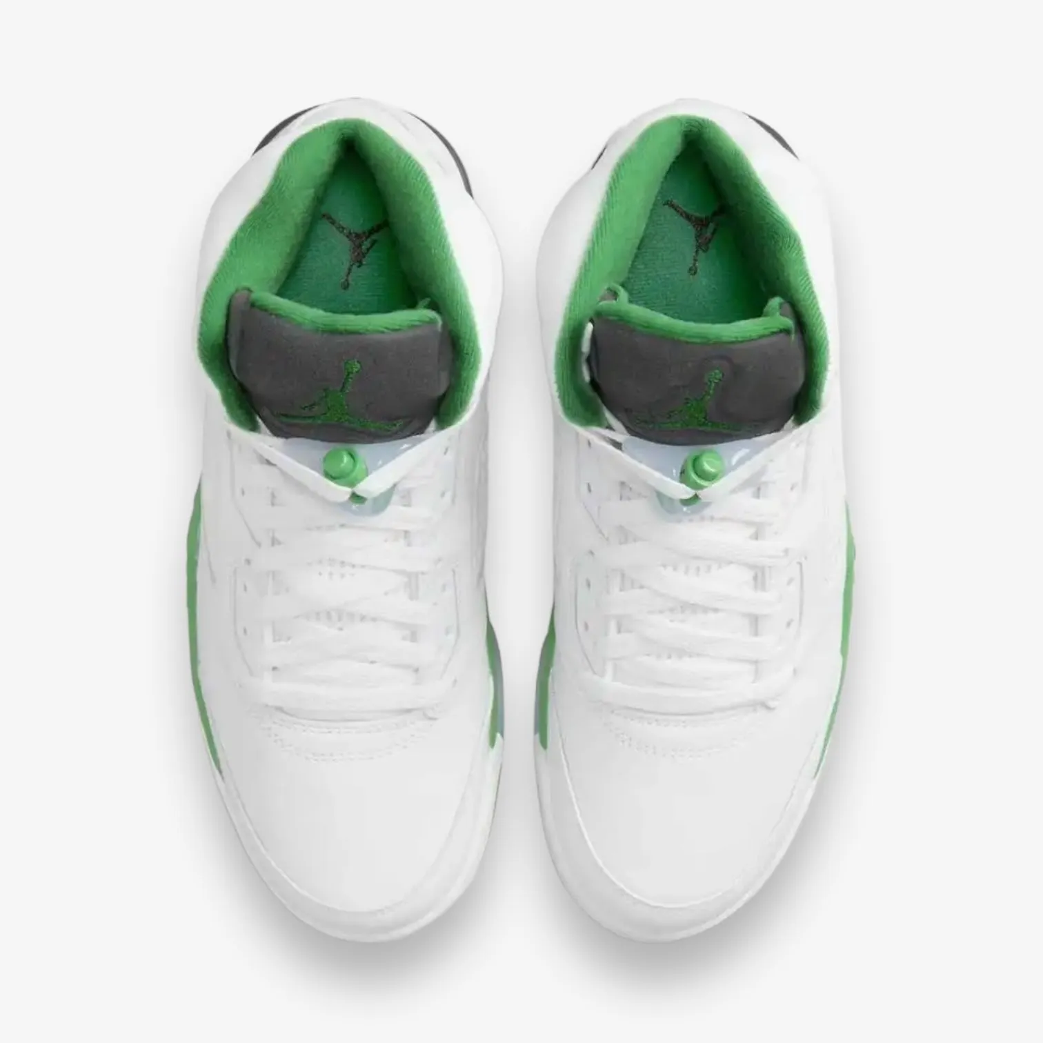 Womens Air Jordan 5 White Lucky Green Black DD9336-103